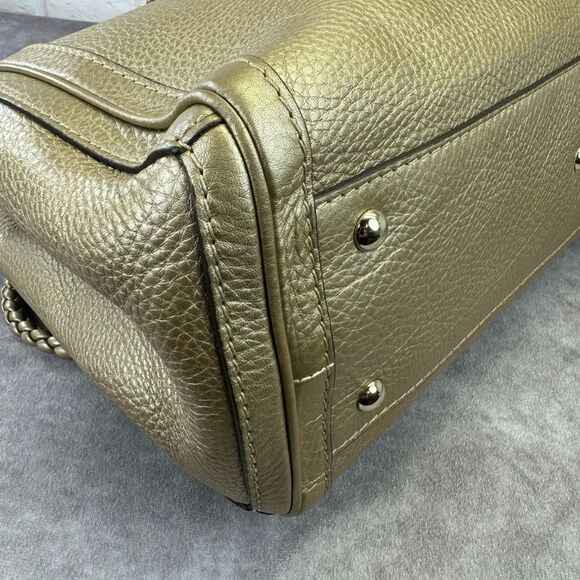 Gucci Gold Bella Tassel Braided Leather Tote - Picture 7 of 16